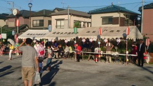 高根木戸西町会祭り