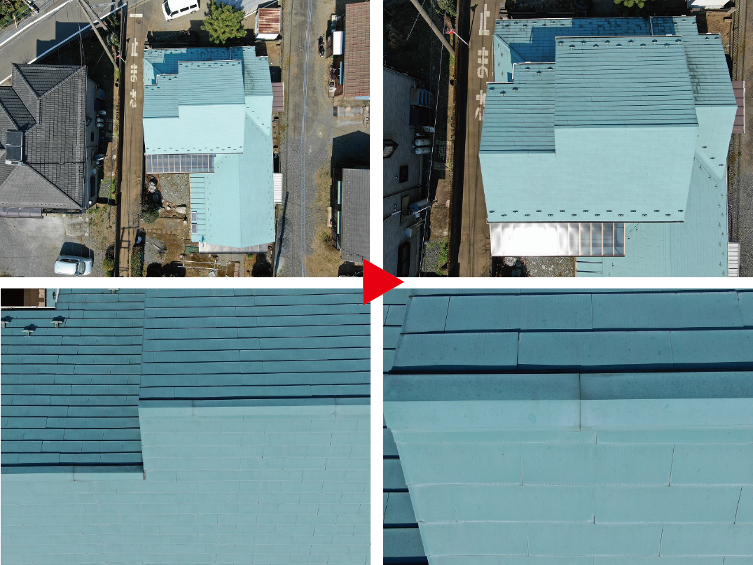ドローン屋根点検の特徴