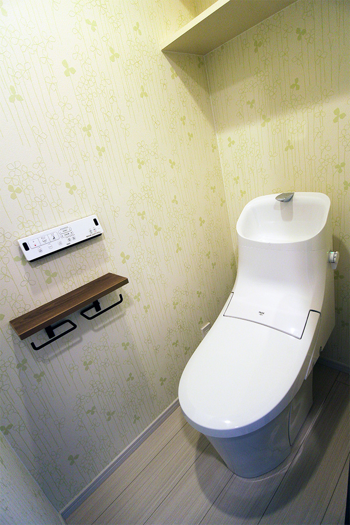 引っ越す前にきれいなトイレにしたい！ 松戸市 施工事例リフォーム創研